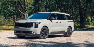 Tampilan Kia Carnival 2025 dengan desain modern dan fitur kenyamanan terbaru.