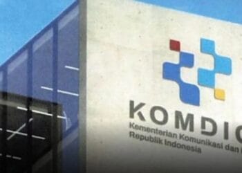 Gedung Kementerian Komunikasi dan Digital (Komdigi), pusat pengawasan konten digital. (Sumber: rmol.id)
