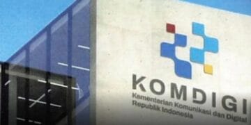 Gedung Kementerian Komunikasi dan Digital (Komdigi), pusat pengawasan konten digital. (Sumber: rmol.id)