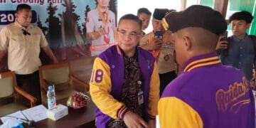 Bupati Pati Sudewo saat menghadiri acara pelepasan peserta Raimun Daerah XIII Kontingen Kwartir Cabang Pati, Jumat (22/8/2025). (Sumber: Pemkab Pati)