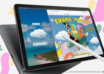 Tampilan Samsung Galaxy Tab S10 Lite dengan desain tipis dan layar luas (Sumber: Samsung Electronics)