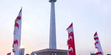 Ribuan Warga Ramaikan Pesta Rakyat Monas HUT ke-80 RI dengan Lomba Tradisional dan Hiburan Gratis