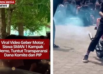 Ratusan siswa SMAN 1 Kampak, Trenggalek, melakukan demo menuntut transparansi dana komite dan PIP. Aksi ini viral usai beredar video geber motor di Instagram @inijawatimur.