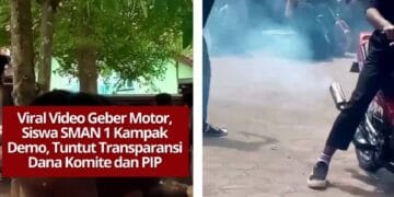 Ratusan siswa SMAN 1 Kampak, Trenggalek, melakukan demo menuntut transparansi dana komite dan PIP. Aksi ini viral usai beredar video geber motor di Instagram @inijawatimur.