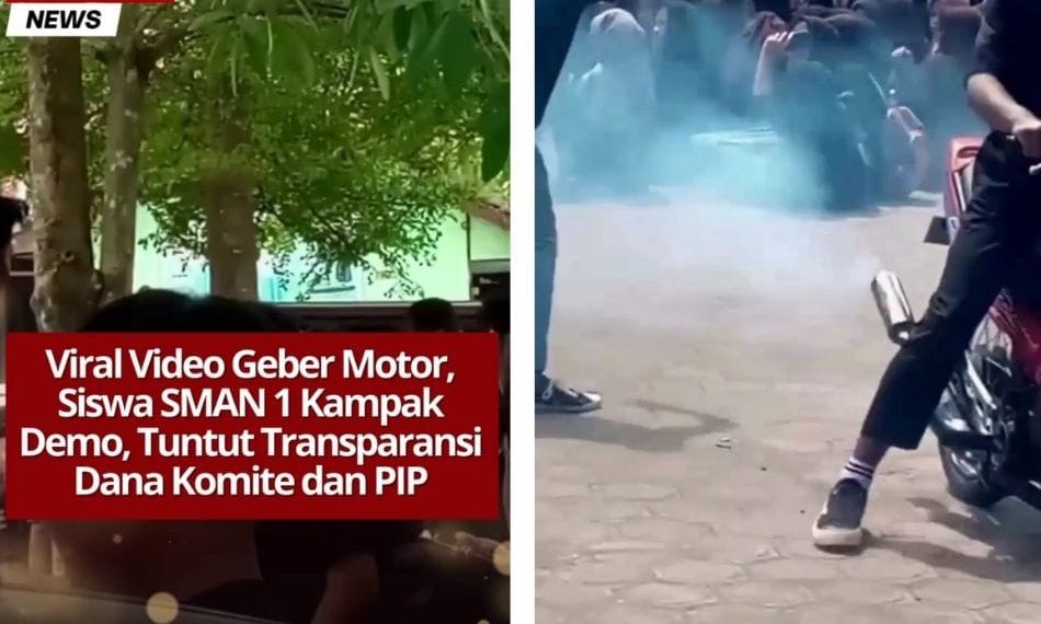 Ratusan siswa SMAN 1 Kampak, Trenggalek, melakukan demo menuntut transparansi dana komite dan PIP. Aksi ini viral usai beredar video geber motor di Instagram @inijawatimur.