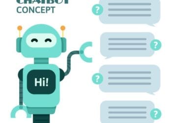Ilustrasi chatbot AI—melambangkan ChatGPT yang mengandalkan mesin pencari untuk memperoleh informasi secara real-time. (Sumber: IAMDAVE.ai)