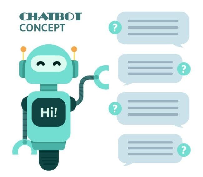 Ilustrasi chatbot AI—melambangkan ChatGPT yang mengandalkan mesin pencari untuk memperoleh informasi secara real-time. (Sumber: IAMDAVE.ai)