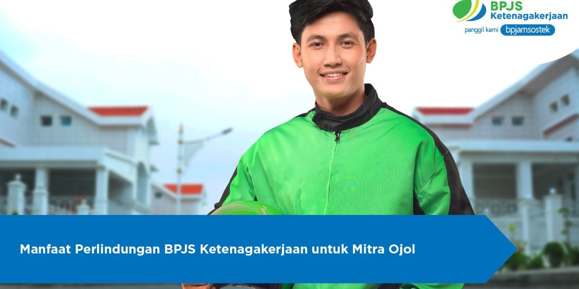 Pemerintah akan menanggung 50% iuran BPJS Ketenagakerjaan bagi driver ojek online (ojol), meliputi jaminan kecelakaan kerja dan kematian. Detail fasilitas dan teknisnya dibahas di artikel ini. Foto: BPJS Ketenagakerjaan