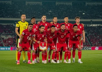 Skuat Timnas Indonesia bersiap jelang laga FIFA Matchday menghadapi Taiwan di Stadion Gelora Bung Tomo, Surabaya. (Sumber: PSSI via pikiranrakyat)