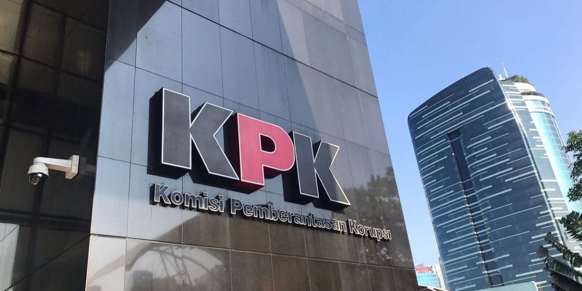 Gedung KPK di Jakarta yang menjadi lokasi pemeriksaan Dirjen Haji Kemenag dalam kasus dugaan korupsi kuota haji. (Sumber: KOMPAS.com / IRFAN KAMIL)