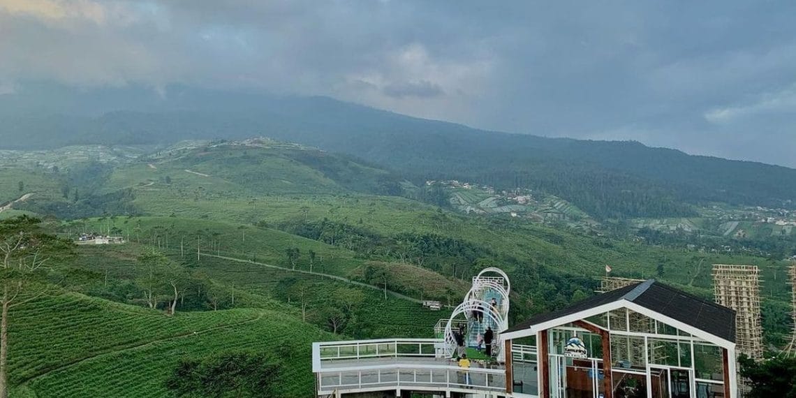 Eksplorasi Kebun Teh Kemuning di Karanganyar: panorama hijau, spot foto, wahana menarik, dan tips perjalanan lengkap untuk pengalaman wisata tak terlupakan. (Sumber: Instagram @kemuningskyhills)