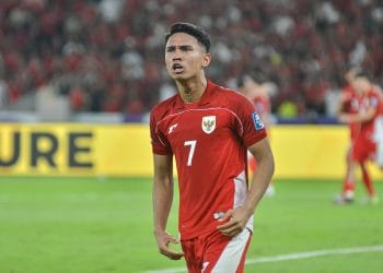 Marselino Ferdinan saat memperkuat Timnas Indonesia. (Sumber: KOMPAS.com/ADIL NURSALAM)