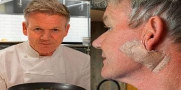 Chef Gordon Ramsay sedang tampil di hadapan publik, mengenakan pakaian kasual—menangkap suasana peristiwa publiknya yang dikenal luas. (Sumber: India Today)