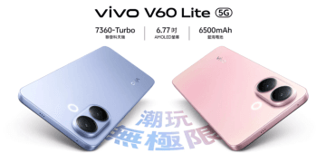 Tampilan Vivo V60 Lite 5G dengan desain stylish dan modul kamera ganda. (Sumber: Gizmochina)