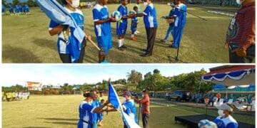 Helen Frinda Dewi mendirikan SSB Kasuari di Manokwari untuk membimbing anak-anak Papua melalui sepak bola. Saat putranya ikut seleksi PFA Cari Bakat, ia menekankan mental positif dan kesiapan atas apapun hasilnya. Foto: papuakini.co