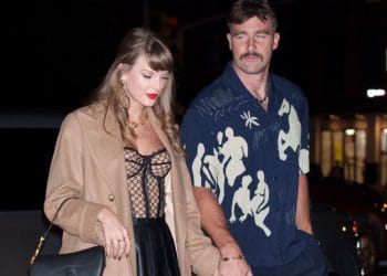 Seorang pria ditangkap karena menerobos properti Travis Kelce di Kansas untuk menyampaikan dokumen deposisi kepada Taylor Swift dalam kasus hukum Justin Baldoni. (Sumber: XNY/Star Max/GC Images)