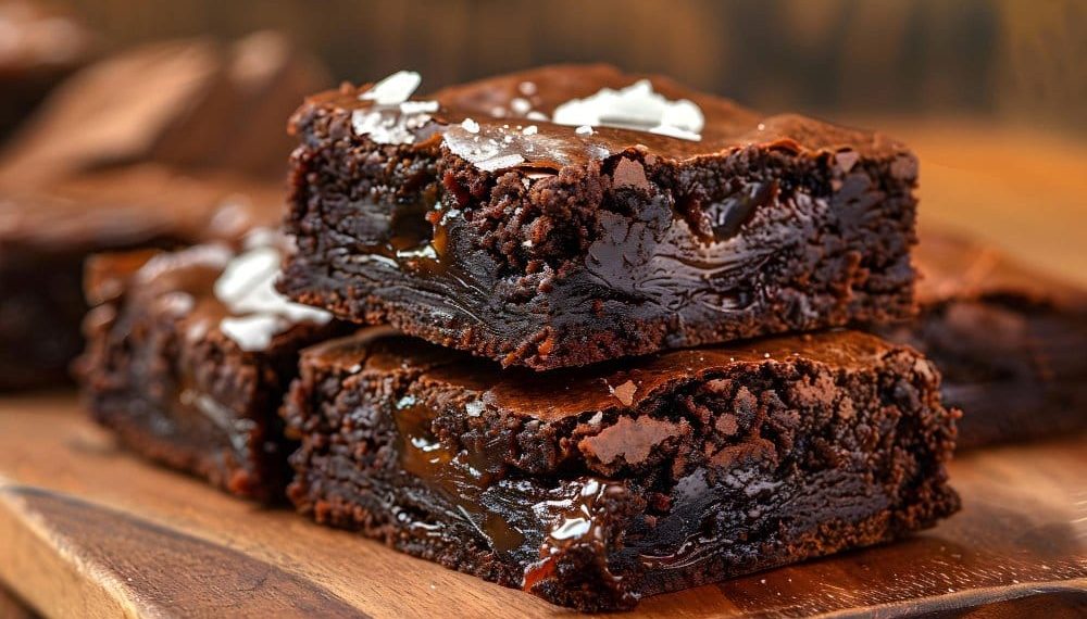 Brownies Fudgy Padat & Lumer: Resep Cuma 3 Bahan, Gampang Banget! Ilustrasi brownies fudgy dengan tekstur padat dan lumer. (Sumber: RichCreme / RichCreme.com)