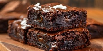 Ilustrasi brownies fudgy dengan tekstur padat dan lumer. (Sumber: RichCreme / RichCreme.com)