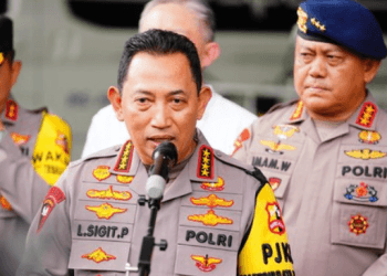 Kapolri Jenderal Listyo Sigit Prabowo dalam acara resmi instansi Polri. (Sumber: tribratanews.malut.polri.go.id)