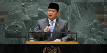 Mikrofon Presiden Prabowo mati saat pidato di Sidang Majelis Umum PBB karena pidato melebihi batas waktu lima menit, demikian penjelasan Kemlu RI. Foto: Istimewa