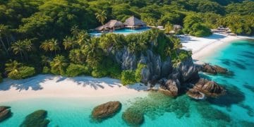 Panorama eksotis sebuah semenanjung tropis yang memancarkan suasana tenang dan alami — sumber: realjourneytravels.com