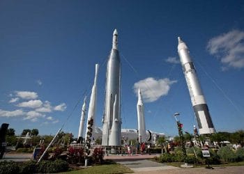 lustrasi rencana pembangunan bandar antariksa Indonesia yang diproyeksikan berada di Biak, Papua, atau Morotai, Maluku Utara. (Sumber: IDX Channel)