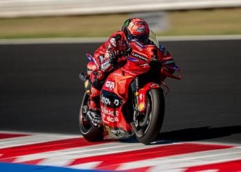 Francesco “Pecco” Bagnaia saat berlaga di MotoGP San Marino 2024 di Sirkuit Misano. (Sumber: dok. Ducati Via DetikSport)