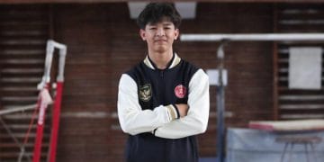 Atlet gimnastik muda Indonesia, Naufal Takdir Al Bari, meninggal dunia saat menjalani training camp di Rusia. Simak kronologi lengkap dan peran besar yang ia tinggalkan. (Sumber: Dok. Gimnastik Indonesia)