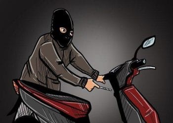 ilustrasi maling motor. (Sumber: batampos.id)