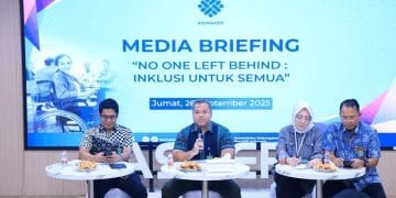 Kegiatan Media Briefing “No One Left Behind” yang digelar Kemnaker di Jakarta, membahas inklusi ketenagakerjaan bagi semua kalangan (sumber: Kemnaker via Detikcom)