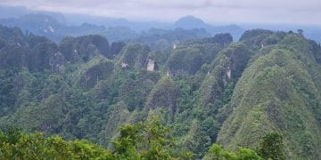 Geopark Kaltim, Wisata Kalimantan Timur, Karst Sangkulirang Mangkalihat, Destinasi Wisata Alam. (Sumber: Dok YKKN Via Detik.com)
