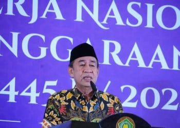 Ketua Komisi IX DPR Ashabul Kahfi saat memberikan keterangan terkait program MBG (Sumber: Humas Kemenag Via Detik.com)