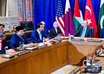 Presiden Prabowo menghadiri pertemuan multilateral Timur Tengah atas undangan Donald Trump di markas PBB. Momen ini jadi sorotan diplomasi global. (Sumber: Sekretariat Presiden Via Detik.com)