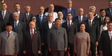 Prabowo Menghadiri Parade Militer China. (Sumber: Tangkapan layar YouTube AP)