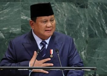 Prabowo Subianto yakin akan muncul terobosan signifikan bagi Palestina setelah pidatonya di Sidang Umum PBB. Simak dukungan, strategi, dan peran Indonesia dalam konflik Israel‑Palestina. (Sumber: REUTERS/Mike Segar)