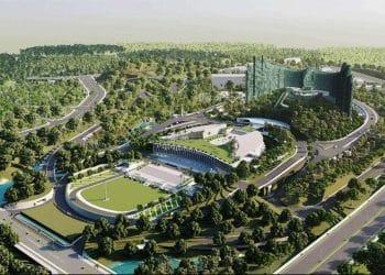 Usulan tambahan anggaran Rp 14,92 triliun untuk IKN tahap kedua ditolak Banggar DPR, membuat target penyelesaian kawasan legislatif dan yudikatif tahun 2028 bisa terkendala. Anggaran 2026 tetap Rp 6,26 triliun. Foto: RRI