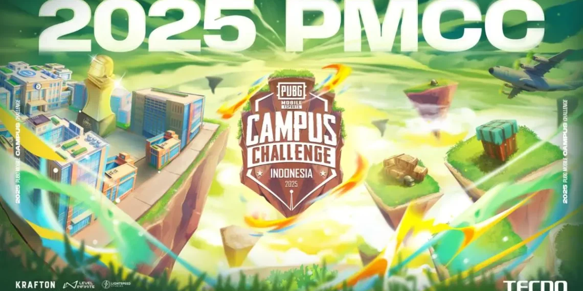 Banner resmi turnamen PUBG Mobile Campus Challenge Indonesia (PMCC) 2025. (Sumber: PMCC)