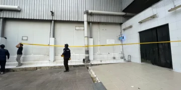 Diduga sumber radioaktif di kawasan industri modern cikande. (Foto: Kompas.com)