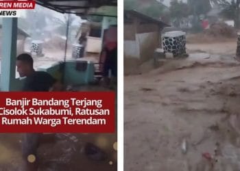Banjir bandang melanda Kecamatan Cisolok, Kabupaten Sukabumi, Jawa Barat, pada Senin (27/10/2025) sore. Hujan deras yang turun sejak siang hari membuat Sungai Cisolok meluap, menghantam permukiman warga di beberapa desa sekitar aliran sungai.Laporan sementara menyebutkan ratusan rumah warga terendam dan beberapa akses jalan desa terputus akibat material lumpur dan kayu yang terbawa arus. Warga bersama petugas gabungan BPBD dan relawan setempat masih berupaya melakukan evakuasi serta pembersihan sisa lumpur di sejumlah titik terdampak.Belum ada laporan korban jiwa, namun kerugian material ditaksir mencapai ratusan juta rupiah. Pemerintah daerah mengimbau warga untuk tetap waspada mengingat cuaca ekstrem masih berpotensi terjadi di wilayah Sukabumi bagian barat.