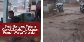 Banjir bandang melanda Kecamatan Cisolok, Kabupaten Sukabumi, Jawa Barat, pada Senin (27/10/2025) sore. Hujan deras yang turun sejak siang hari membuat Sungai Cisolok meluap, menghantam permukiman warga di beberapa desa sekitar aliran sungai.Laporan sementara menyebutkan ratusan rumah warga terendam dan beberapa akses jalan desa terputus akibat material lumpur dan kayu yang terbawa arus. Warga bersama petugas gabungan BPBD dan relawan setempat masih berupaya melakukan evakuasi serta pembersihan sisa lumpur di sejumlah titik terdampak.Belum ada laporan korban jiwa, namun kerugian material ditaksir mencapai ratusan juta rupiah. Pemerintah daerah mengimbau warga untuk tetap waspada mengingat cuaca ekstrem masih berpotensi terjadi di wilayah Sukabumi bagian barat.