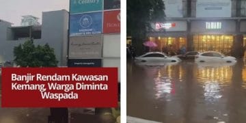 Hujan deras sebabkan banjir di kawasan Kemang, Jakarta Selatan. Warga diimbau berhati-hati dan hindari ruas jalan tergenang air.