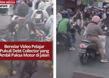 Video pelajar pukuli debt collector viral, berawal dari aksi penarikan paksa motor di jalan hingga terjadi bentrokan.