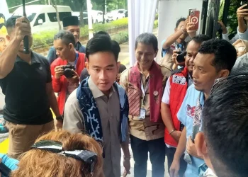Gibran Rakabuming menegaskan dirinya tidak terganggu isu negatif dan memilih fokus membantu Presiden Prabowo menjalankan pemerintahan. (Foto: ANTARA/Walda Marison/aa)