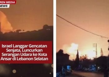 Israel langgar gencatan senjata dan luncurkan serangan udara ke kota Ansar, Lebanon Selatan. Ketegangan di Timur Tengah kembali meningkat.