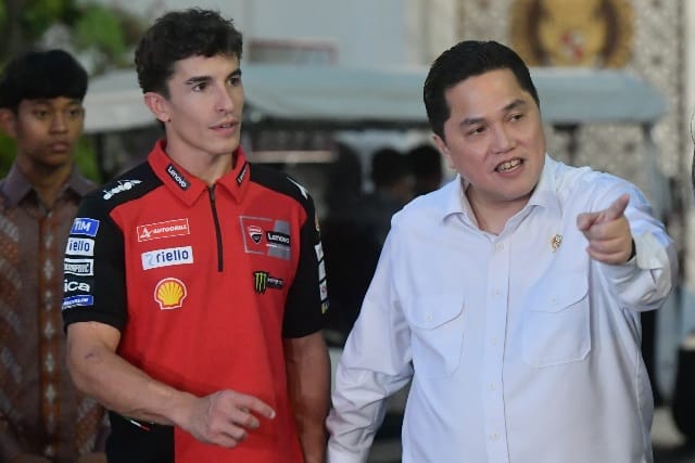 Marquez Antusias Kembali ke Indonesia dan Ingin Taklukkan Mandalika Marquez mengaku senang bisa kembali ke Indonesia usai juara dunia, siap menghadapi tantangan di Sirkuit Mandalika. (Sumber: Dok. Kemenpora)