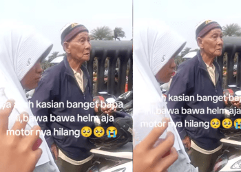 Seorang kakek kehilangan motor saat nonton HUT TNI di Monas bersama cucu. Kapuspen TNI Freddy Ardianzah siap bantu jika ada info identitas. (Sumber: Tangkapan Layar)