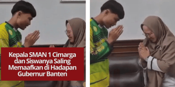 Kepala SMAN 1 Cimarga dan siswanya akhirnya saling memaafkan di hadapan Gubernur Banten Andra Soni setelah insiden yang sempat viral di media sosial.