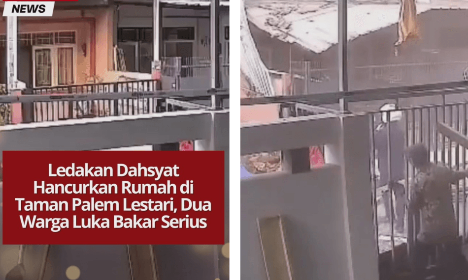 Ledakan gas mengguncang Taman Palem Lestari, Cengkareng. Dua warga luka bakar 70 persen dan rumah hancur akibat ledakan hebat siang tadi.