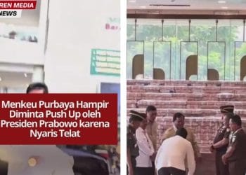 Menkeu Purbaya hampir diminta push up oleh Presiden Prabowo karena nyaris telat hadir di acara Kejaksaan Agung. Momen lucu ini jadi sorotan publik.