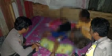 Seorang siswa SMP di Sulawesi Tengah berhasil selamat dari serangan buaya di laut. Ia melawan dengan hentakan kaki hingga gigitan buaya terlepas. (Foto: Polsek Una-una)